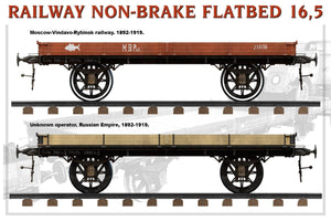 MiniArt 39004 RAILWAY NON-BRAKE FLATBED 16,5 t 1/35 – imagen 7