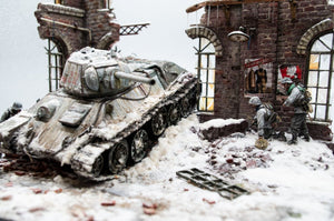 RT-Diorama 35302 Diorama-Base: &amp;quot;Wintergewitter&amp;quot; Operation Winter Storm 1/35 – imagen 13