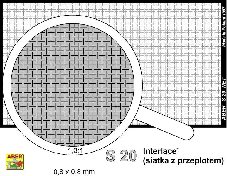 Aber S-20 Net with interlaced mesh 0,8 x 0,8 mm – imagen 2