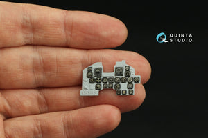 Quinta Studio QD32242 US WWII Cockpit instrument gauges with bezels 3D-Printed &amp;amp; coloured Interior on decal paper (All Kits) 1/32 – Bild 5