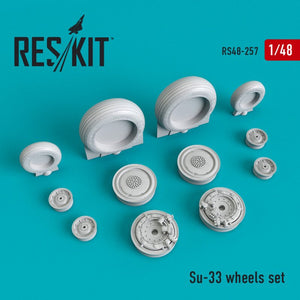 RESKIT RS48-0257 Jeu de roues Su-33 1/48