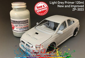 Apprêt gris clair Zero Paints ZP-3033 120 ml, prêt à l&amp;#39;emploi pour aérographe - Nouveau et amélioré