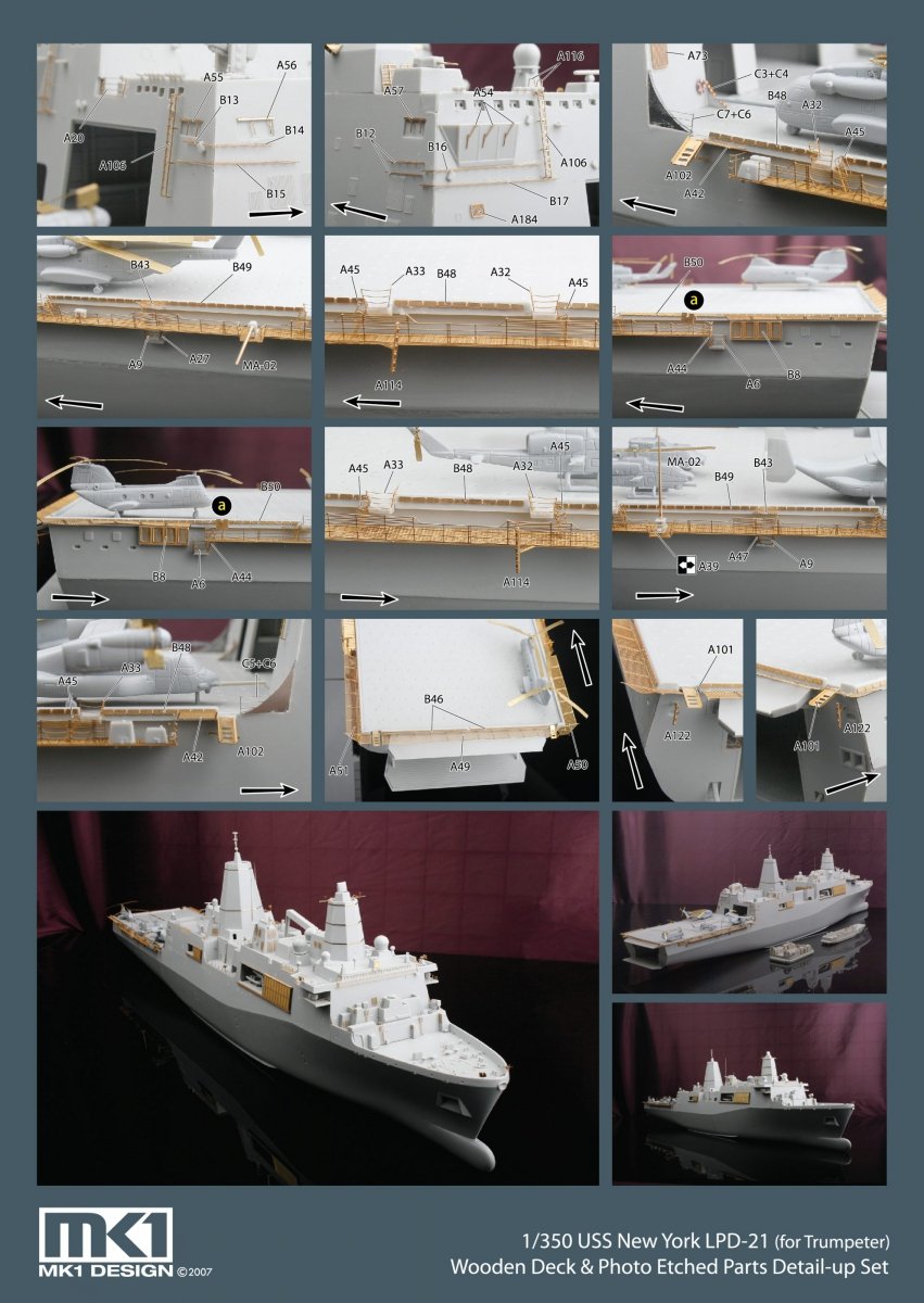 MK1 Design MS-35039 LPD-21 New York Detail-UP 1/350 – immagine 6