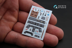Quinta Studio QD32062 Fw 190F-8 3D-Printed &amp;amp; coloured Interior on decal paper (for Revell kit) 1/32 – imagen 3