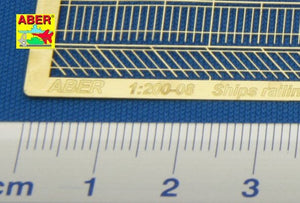 Aber 200-08 Ship railing - vertical bars 1/200 – Bild 3