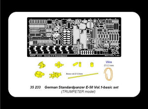 Aber 35233 German Standardpanzer E-50 - vol. 1 - basic set 1/35 – Bild 4