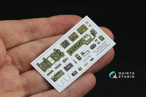 Quinta Studio QD35083 A6M2 Zero (Mitsubishi Prod.) 3D-Printed &amp;amp; coloured Interior on decal paper (Border Model) 1/35 – zdjęcie 3