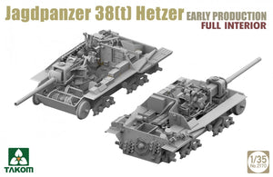Takom 2170 Jagdpanzer 38(t) Hetzer Early Production Full Interior 1/35 – immagine 3