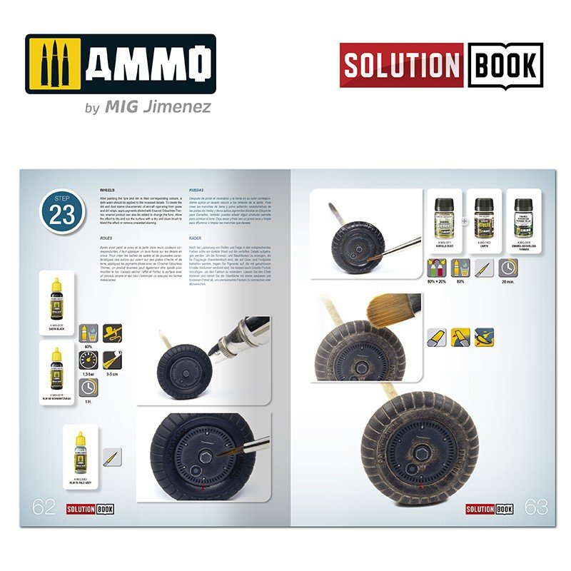 Ammo of Mig 6526 How to Paint WWII Luftwaffe Mid War Aircraft SOLUTION BOOK – imagen 10