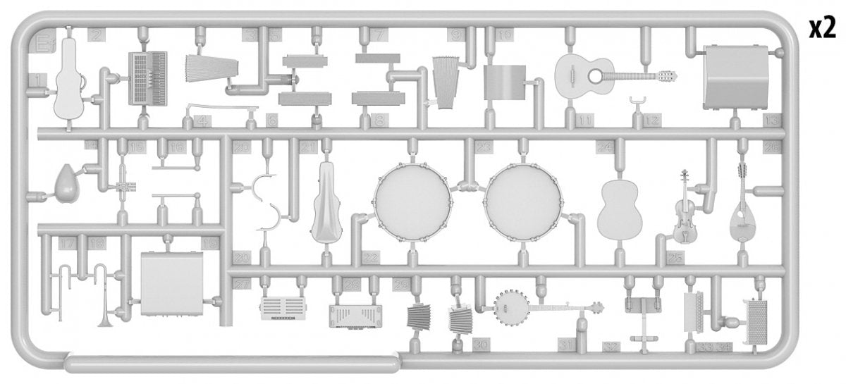 MiniArt 35622 MUSICAL INSTRUMENTS 1/35 – immagine 4