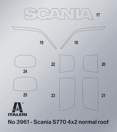 Italeri 3961 Scania S770 4x2 Normal Roof - LIMITED EDITION 1/24 – Bild 11