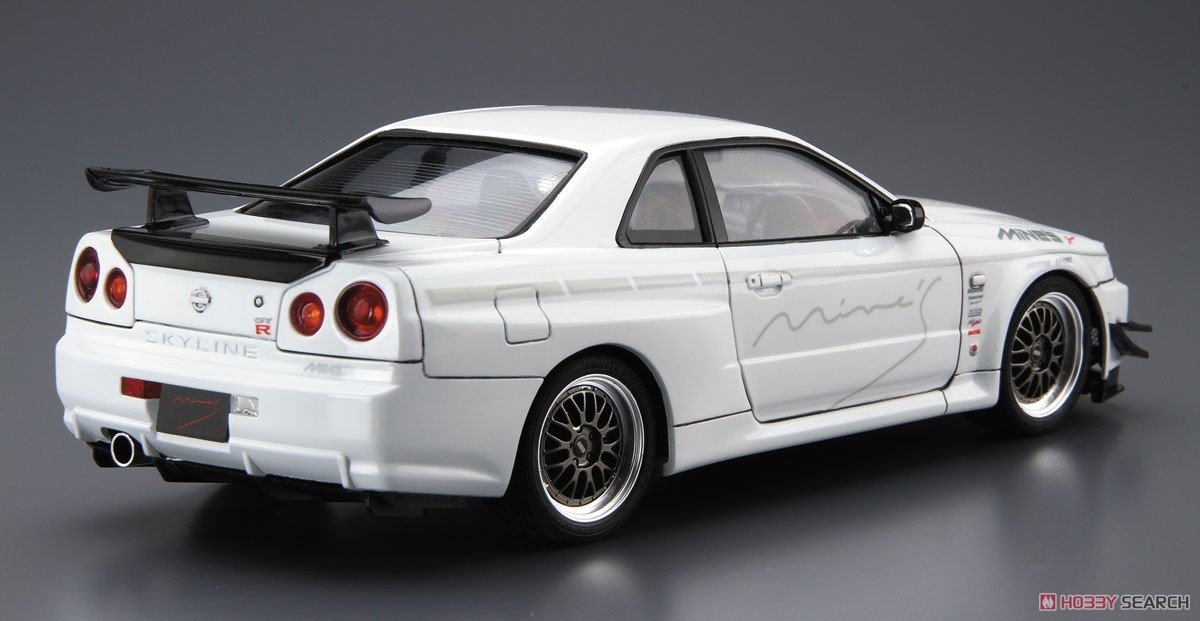 Aoshima 05986 Nissan Skyline GT-R R34 BNR3 1/24 – immagine 3