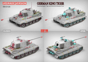 Rye Field Model 5126 German King Tiger Ausf.B Sd.Kfz.182 Henschel Turret - Upgrade Version 1/35 – zdjęcie 2