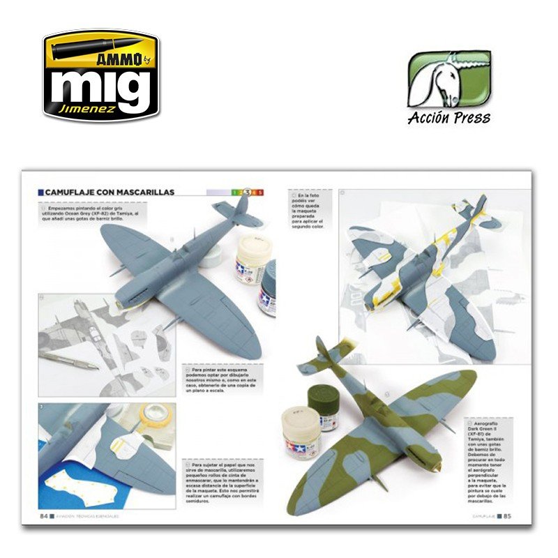 AMMO de Mig Jimenez EURO0014 ESSENTIELS DE MODÉLISATION D&amp;#39;AVIONS (Anglais) – image 9