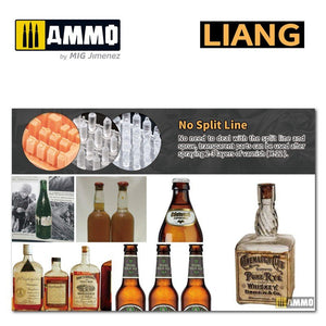 Liang 0416 3D-Print Model Glass Wine Bottle x 36 1/32 1/35 – imagen 7