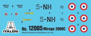 Italeri 12005 Mirage 2000C My First Model Kit 1/72 – image 3