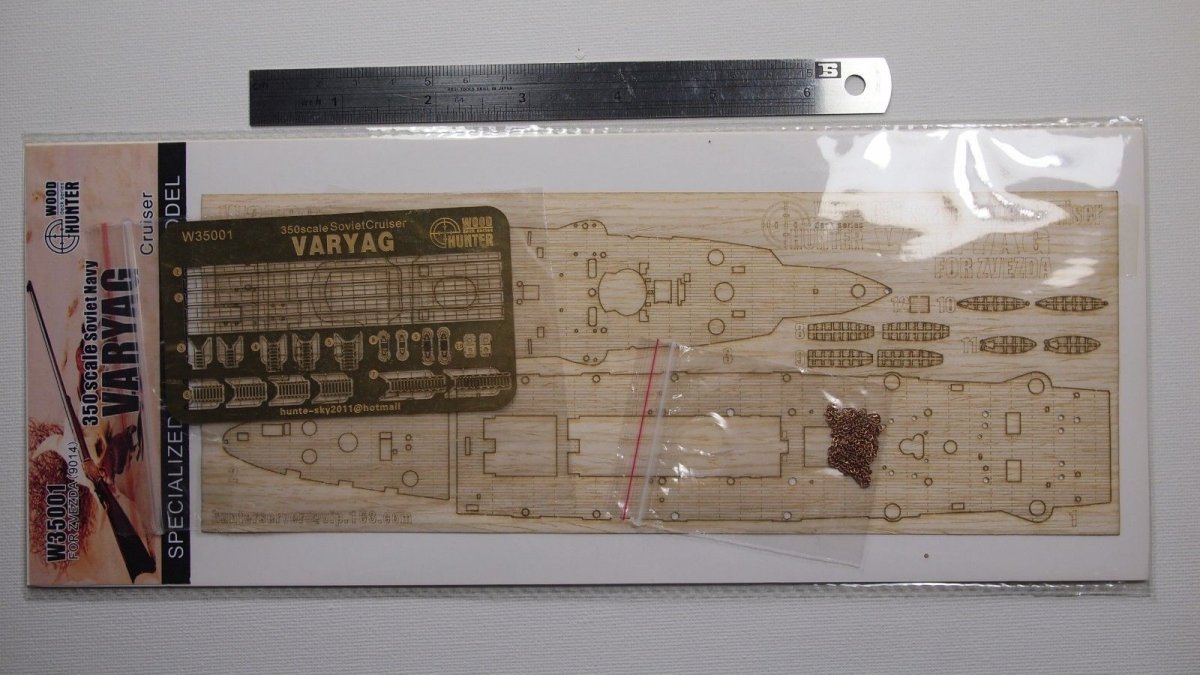 Wood Hunter W35001 Pont en bois Russie impériale Varyag pour Zvezda 1/350 – image 2