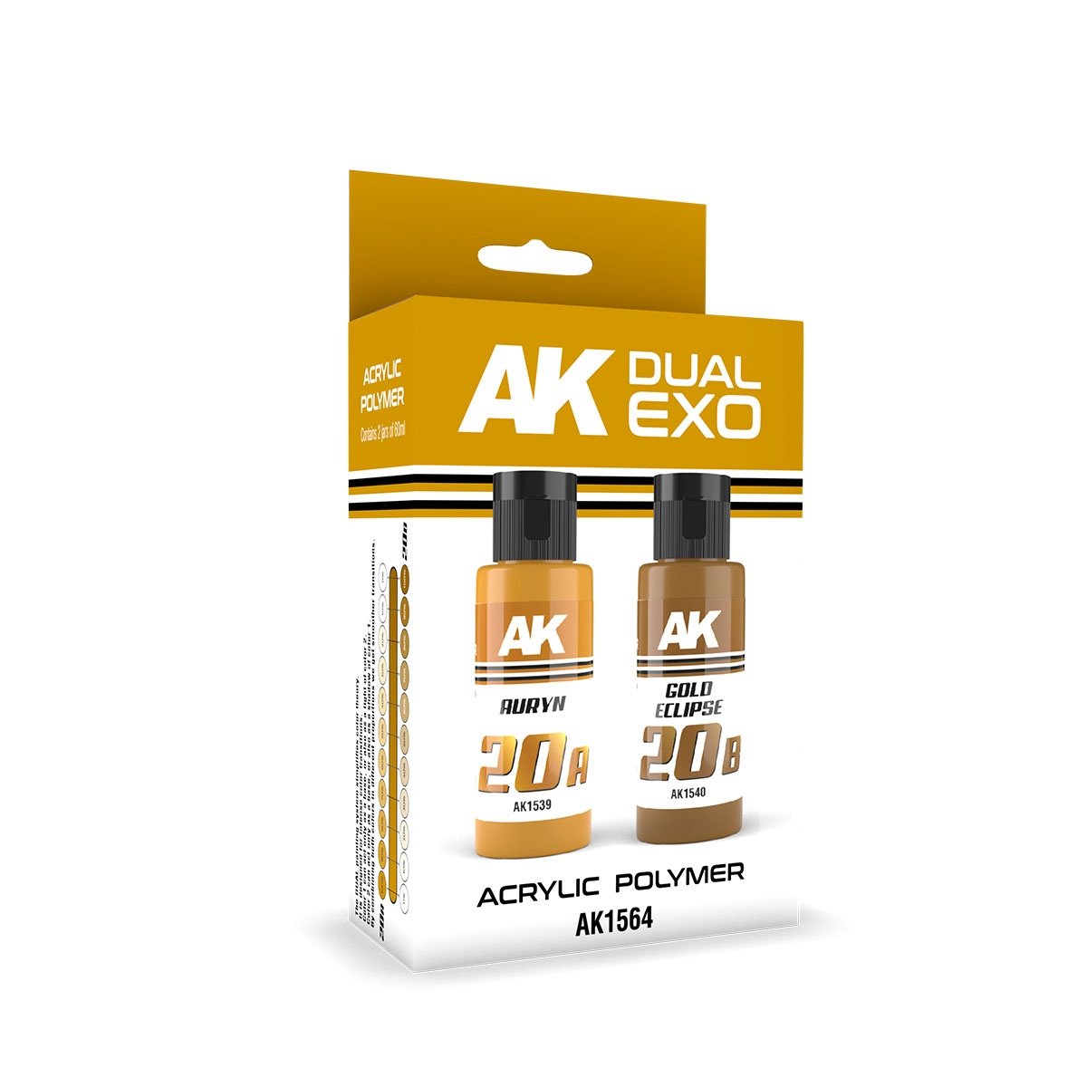 AK Interactive AK1564 DUAL EXO SET 20 – 20A AURYN &amp;amp; 20B GOLD ECLIPSE