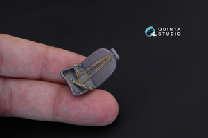 Intérieur imprimé en 3D et coloré sur papier décalcomanie Quinta Studio QD32065 A-1H Skyraider (pour kit ZM SWS) 1/32 – image 4