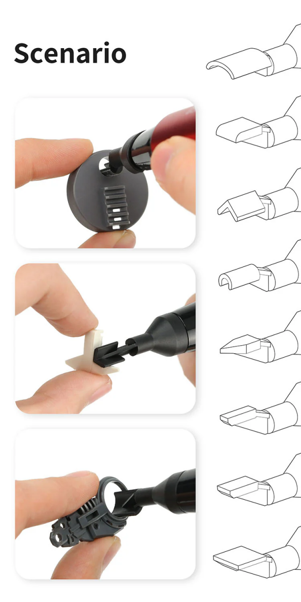 DSPIAE RA-10 Sanding Heads (8 pcs) – immagine 2