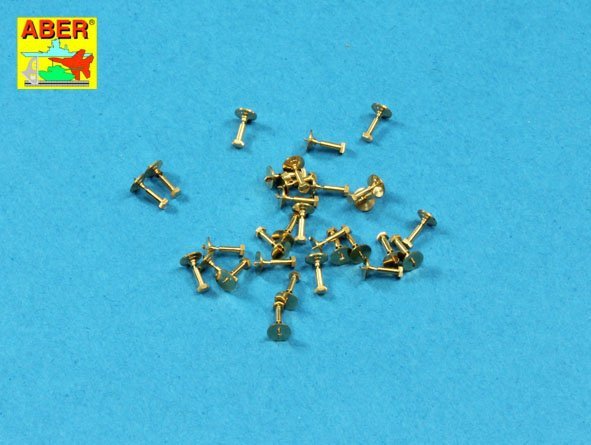 Aber 16112 Turned Hexagonal bolts (1,34x2,60mm) x 30 pcs. 1/16