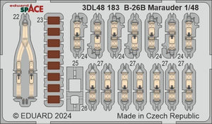 Eduard 3DL48183 B-26B Marauder SPACE ICM 1/48 – immagine 2