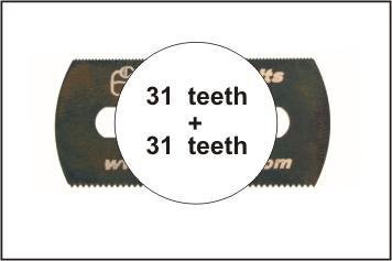 CMK H1007 Smooth saw (both sides) 5pcs
