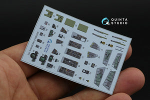 Quinta Studio QD72031 F-14D 3D-Printed &amp;amp; coloured Interior on decal paper (GWH) 1/72 – imagen 2