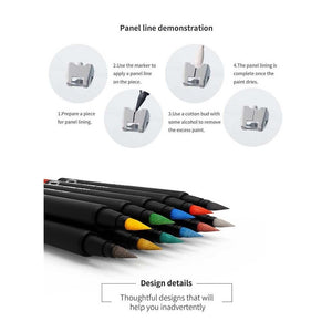 DSPIAE MK-03 Grey Soft Tipped Marker Pen – zdjęcie 5