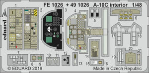 Intérieur Eduard 491026 A-10C 1/48 ITALERI