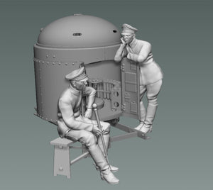 Copper State Models F35-050 Fahrpanzer german sitting officer 1/35 – immagine 4