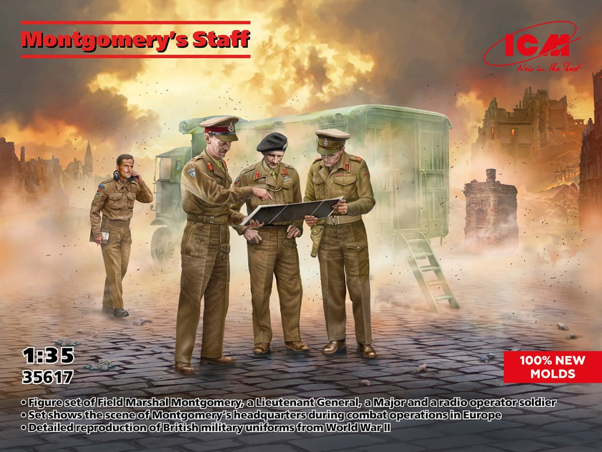 ICM 35617 Montgomery's Staff 1/35