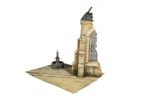 RT-Diorama 35038 Diorama Base: Small Church Corner &amp;quot;Forgotten Sanctuary&amp;quot; 1/35 – Bild 4