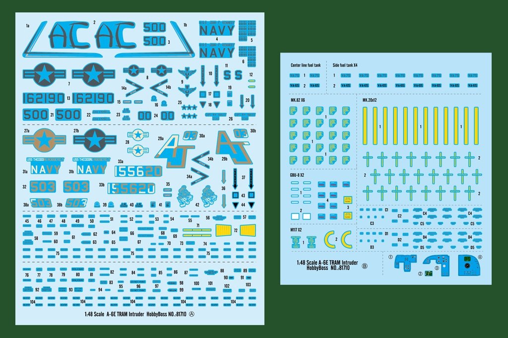 Hobby Boss 81710 A-6E TRAM Intruder – immagine 4