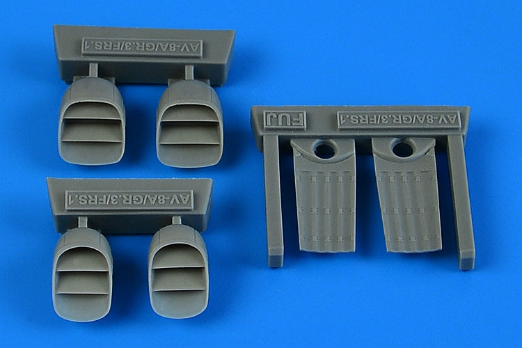 Aires 7386 Harrier AV-8A/GR.1/GR.3/FRS.1 buses d&amp;#39;échappement Fujimi 1/72