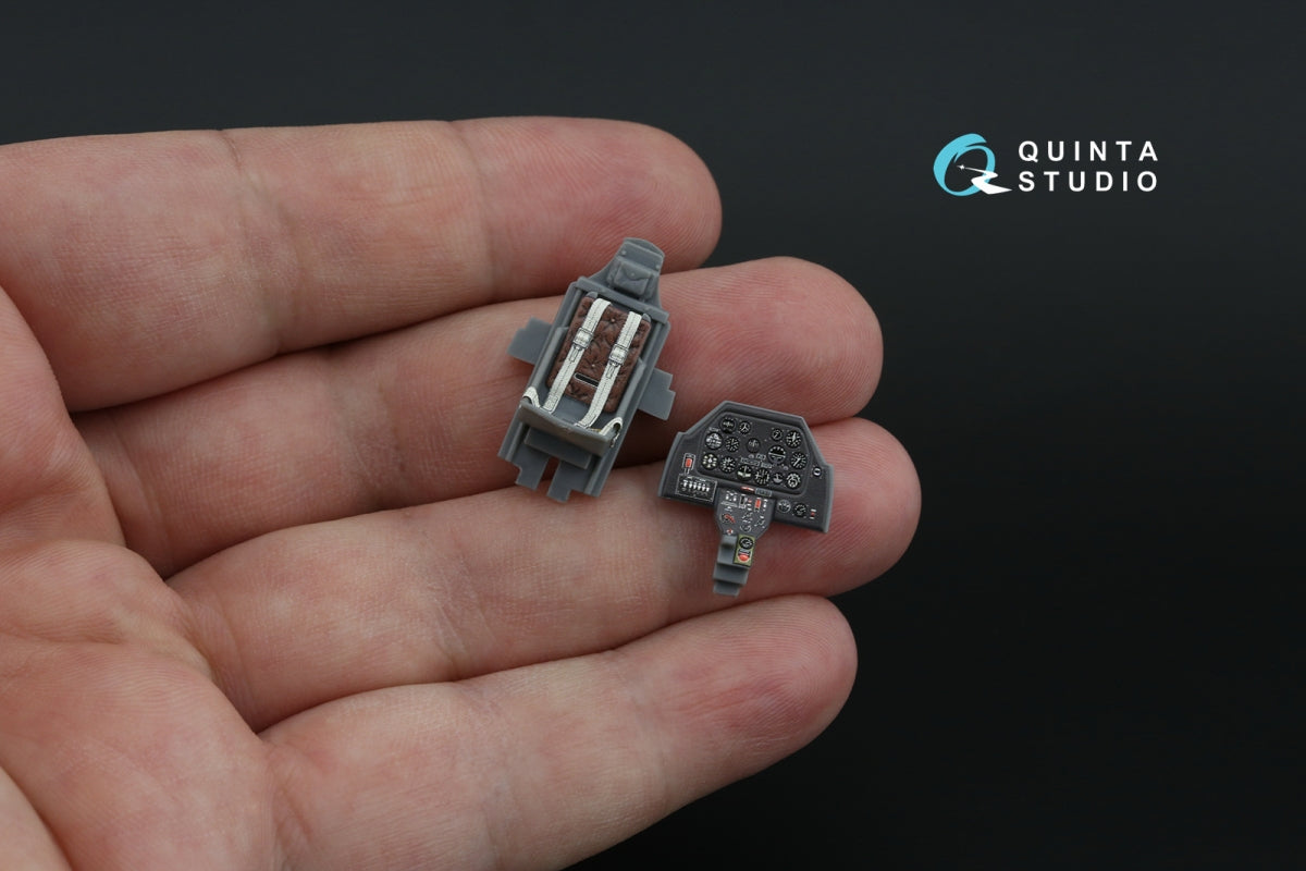 Quinta Studio QD48481 P-51B/C (Early) 3D-Printed coloured Interior on decal paper (Tamiya) 1/48 – imagen 10