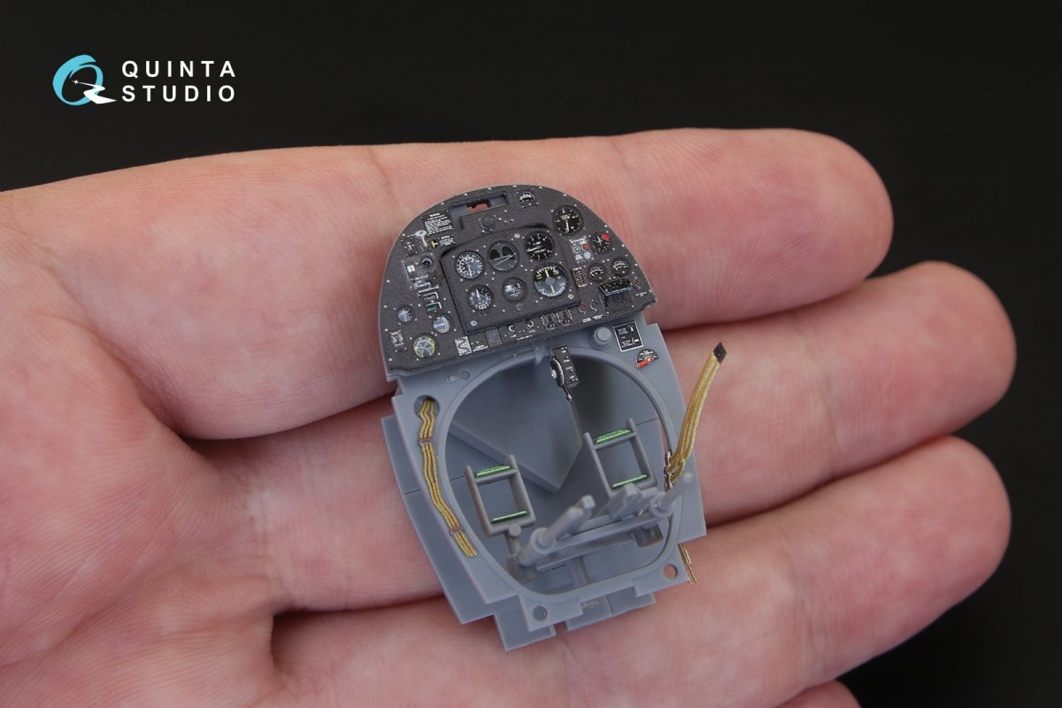 Quinta Studio QD32020 Spitfire Mk.XVI 3D-Printed &amp;amp; coloured Interior on decal paper (for Tamiya kit) 1/32 – imagen 4