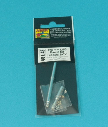 Aber 48L-48 120 mm L/55 Barrel for German Tank Leopard 2A7V 1/48
