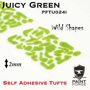 Touffes Paint Forge PFTU0241 : Vert juteux sauvage 2 mm