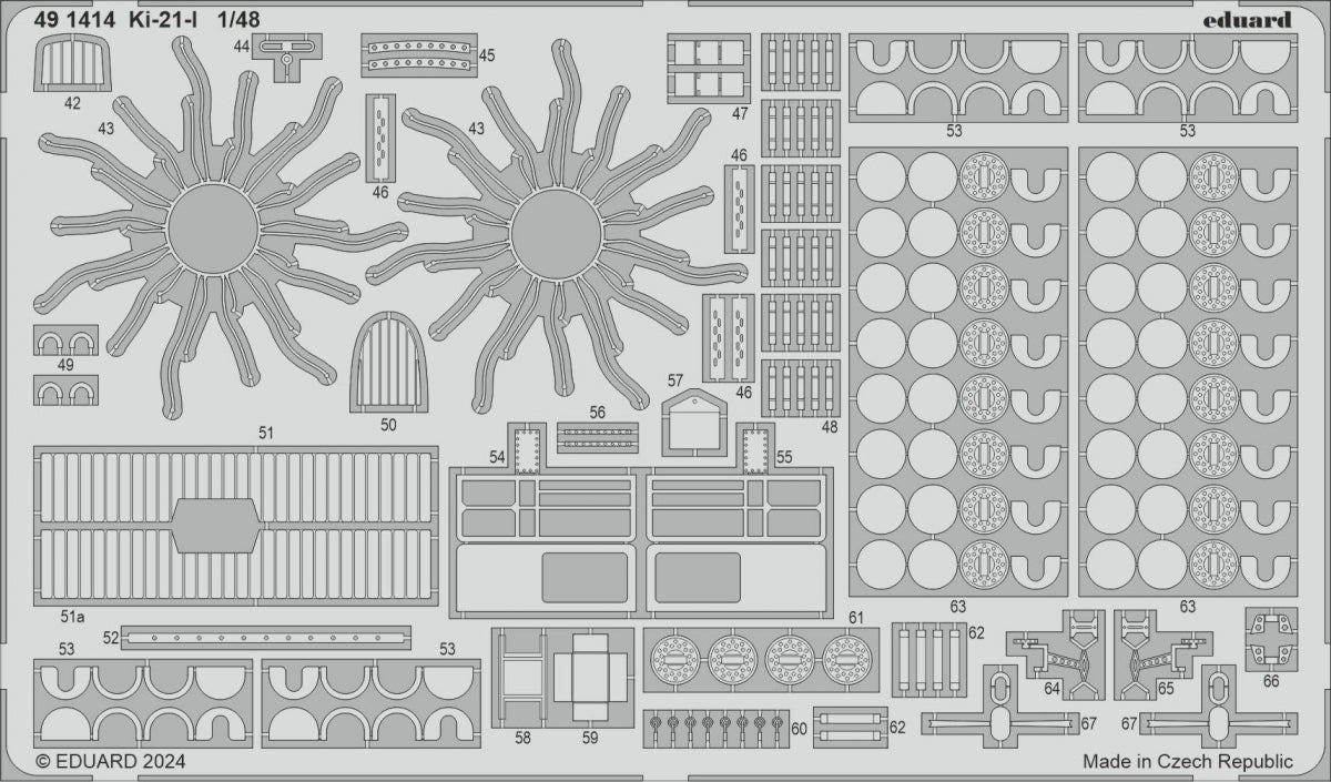 Eduard 491414 Ki-21-I ICM 1/48 – immagine 2
