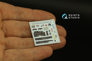 Quinta Studio QD48300 Me 262 HGIII 3D-Printed coloured Interior on decal paper (Amusing Hobby) 1/48 – imagen 4