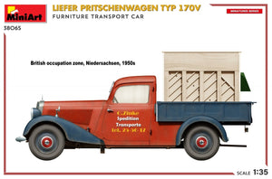 MiniArt 38065 LIEFER PRITSCHENWAGEN TYP 170V. FURNITURE TRANSPORT CAR 1/35 – Bild 12