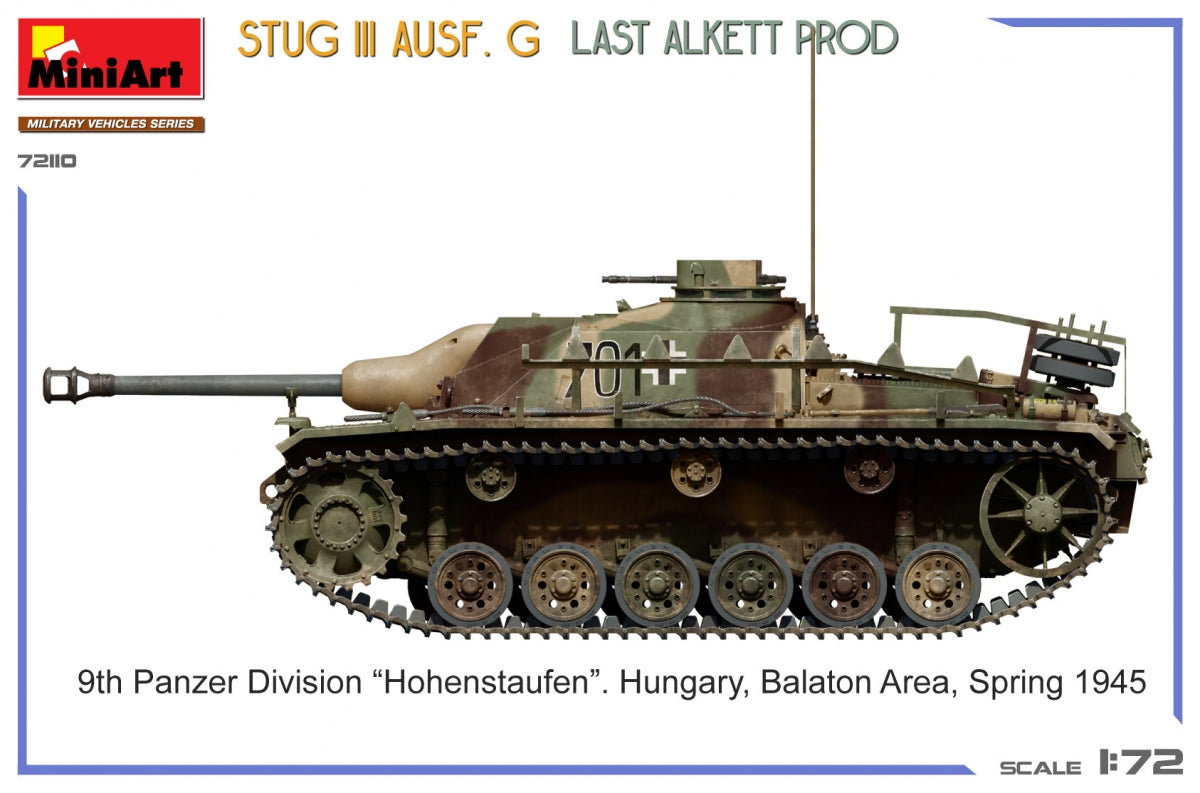MiniArt 72110 StuG III Ausf. G Last Alkett Prod 1/72 – imagen 14
