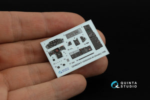 Quinta Studio QD48224 F-104S/ASA-M 3D-Printed &amp;amp; coloured Interior on decal paper (Kinetic) 1/48 – imagen 3