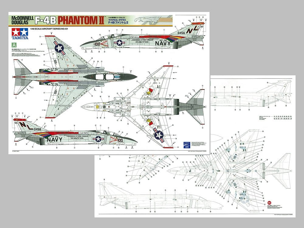 Tamiya 61121 McDonnell Douglas F-4B Phantom II 1/48 – zdjęcie 21