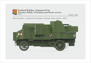 Copper State Models 35015 Garford-Putilov Armoured Car, Latvian, Polish, Ukrainian, Soviet Service 1/35 – imagen 3