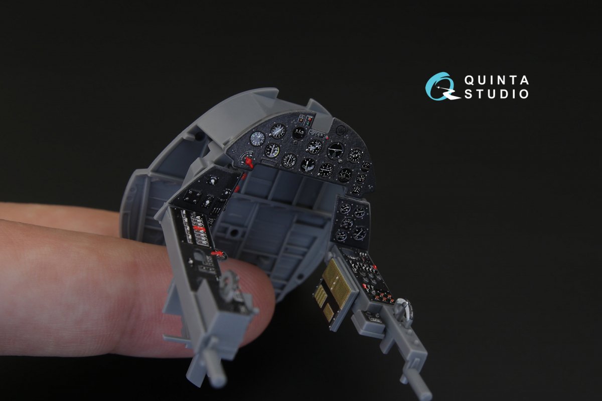 Quinta Studio QD32015 F4U-1 Corsair (Bird cage) 3D-Printed &amp;amp; coloured Interior on decal paper (for Tamiya kit) 1/32 – imagen 4