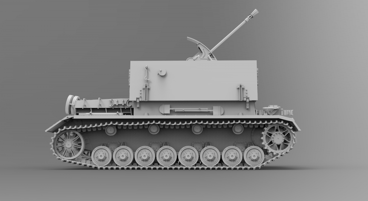 Border Model BT-007 Mobelwagen 3.7cm Flak auf Fgst. Pz.Kpfw. IV (Sf) 1/35 – immagine 3