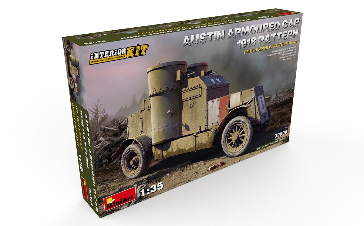 Miniart 39009 AUSTIN ARMOURED CAR 1918 PATTERN. BRITISH SERVICE. WESTERN FRONT. INTERIOR KIT 1/35 – Bild 2
