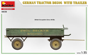 MiniArt 38038 German Tractor D8506 with trailer 1/35 – imagen 7